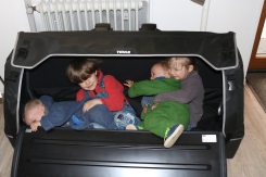 4 Kinder im Gepäck